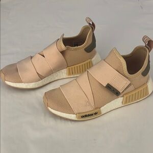 Adidas Blush and Beige NMD Sneakers